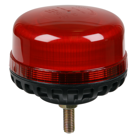 Sealey WB951LEDR Warning Beacon with 12mm Bolt Fixing 36W SMD LED 12/24V - Red