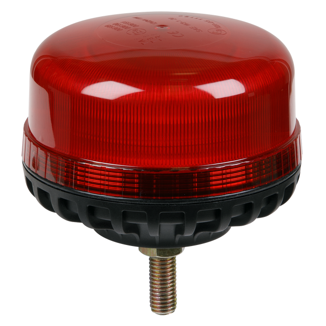 Sealey WB951LEDR Warning Beacon with 12mm Bolt Fixing 36W SMD LED 12/24V - Red