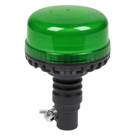 Sealey WB955LEDG Warning Beacon with Flexible Spigot Fixing SMD LED 12/24V - Green