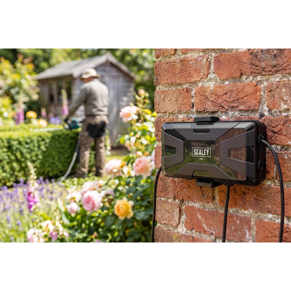 Sealey WBE3 Weatherproof Electrical Protection Box - Medium - additional view 8