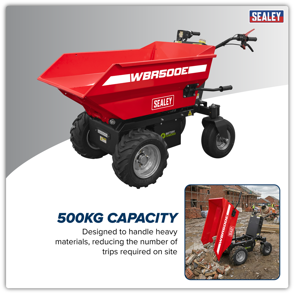 Sealey WBR500E Electric Mini Dumper 500kg Capacity - additional view 2