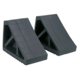 Sealey WC02 Rubber Wheel Chocks - Pair