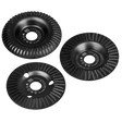 Sealey WCD1153 115mm Wood Carving Disc 22mm Bore - Pack of 3