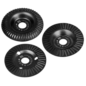 Sealey WCD1153 115mm Wood Carving Disc 22mm Bore - Pack of 3