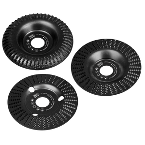 Sealey WCD1153 115mm Wood Carving Disc 22mm Bore - Pack of 3