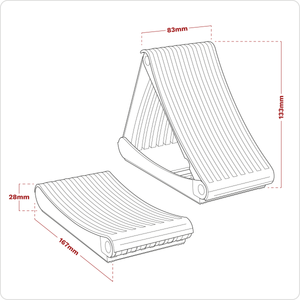 Sealey WCF01 Folding Wheel Chocks - Pair - additional view 5