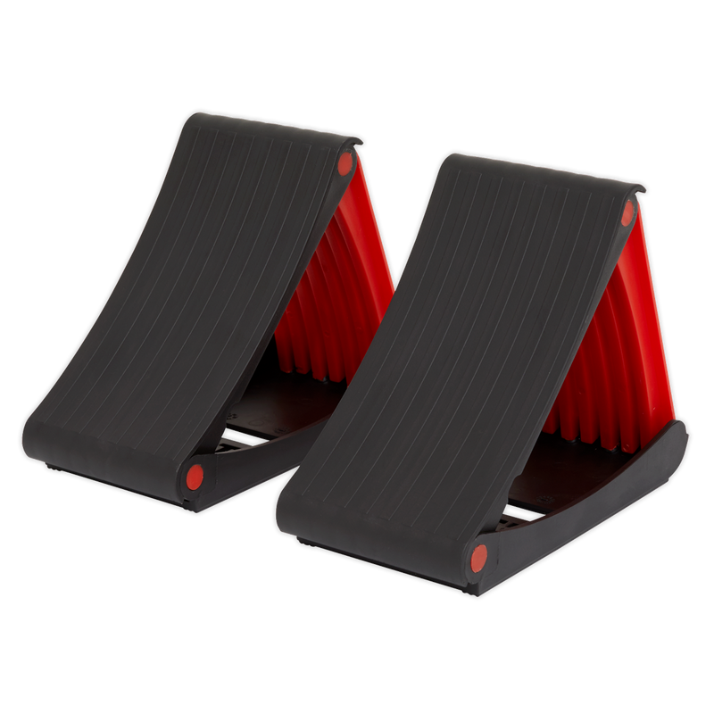 Sealey WCF01 Folding Wheel Chocks - Pair - additional view 2