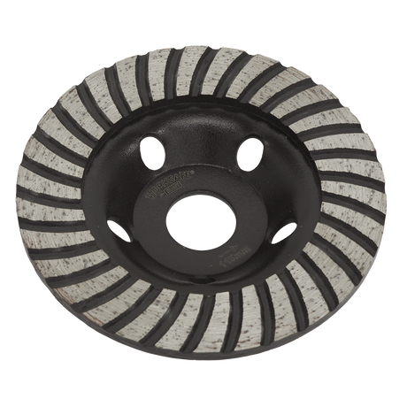 Sealey WDRTCUP115 Worksafe® Turbo Row Concrete Grinding Head 115mm
