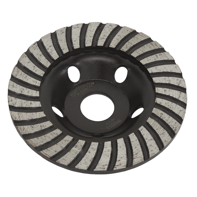 Sealey WDRTCUP115 Worksafe® Turbo Row Concrete Grinding Head 115mm