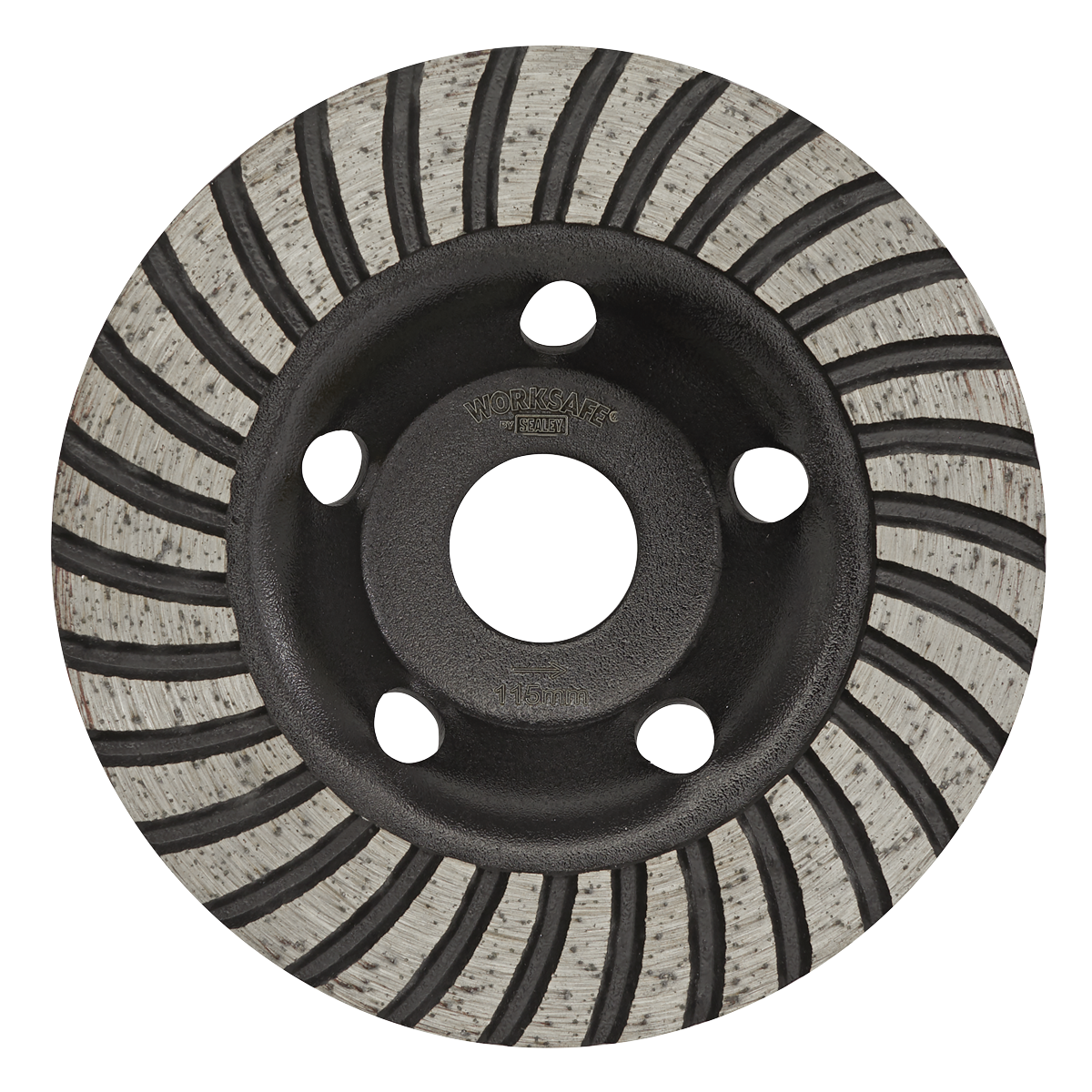 Sealey WDRTCUP115 Worksafe® Turbo Row Concrete Grinding Head 115mm - additional view 2