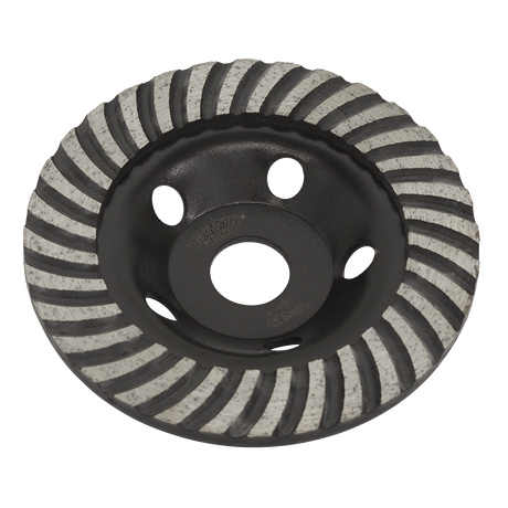 Sealey WDRTCUP125 Worksafe® Turbo Row Concrete Grinding Head 125mm