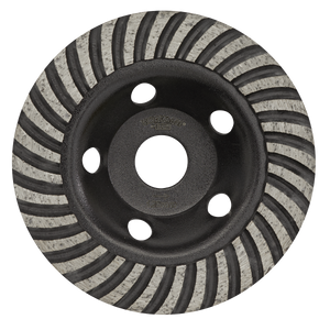 Sealey WDRTCUP125 Worksafe® Turbo Row Concrete Grinding Head 125mm - additional view 2