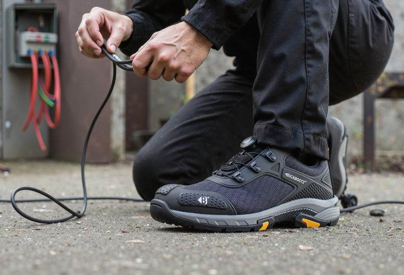 Buckbootz Wheelz Low Tradez FITGO Safety Trainers