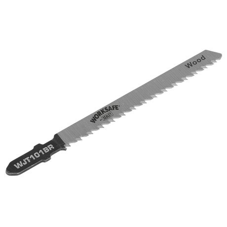 Sealey WJT101BR Jigsaw Blade for Wood & Plastics 75mm 10tpi - Pack of 5 - additional view 2