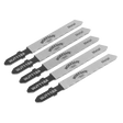 Sealey WJT118A Worksafe® Jigsaw Blade for Metal 55mm 21tpi - Pack of 5