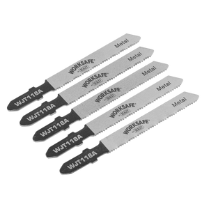 Sealey WJT118A Worksafe® Jigsaw Blade for Metal 55mm 21tpi - Pack of 5