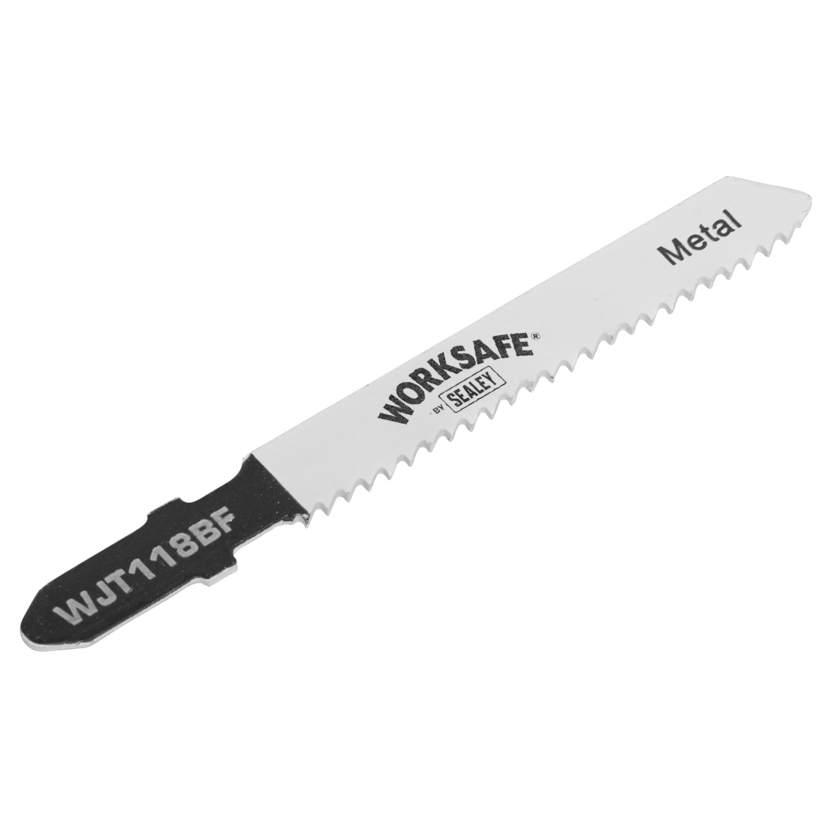 Sealey WJT118BF Worksafe® Jigsaw Blade for Metal 55mm 12tpi - Pack of 5 - additional view 2