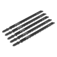 Sealey WJT144D Jigsaw Blade for Wood 75mm 6tpi - Pack of 5