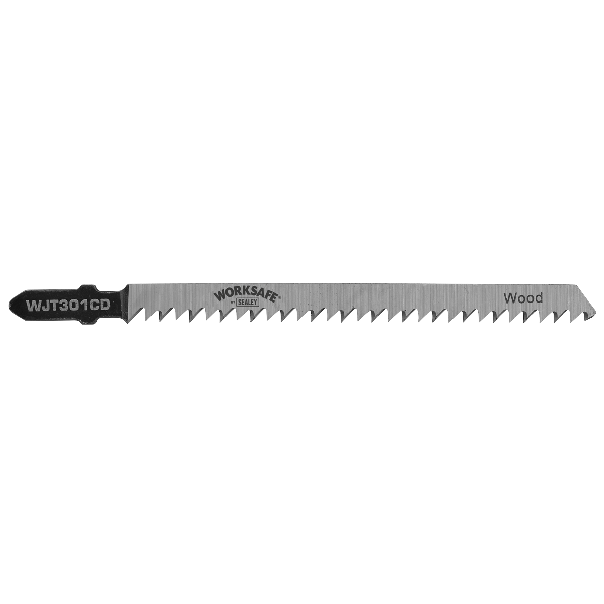 Sealey WJT301CD Worksafe® Jigsaw Blade for Wood & Plastics 90mm 8tpi - Pack of 5 - additional view 4