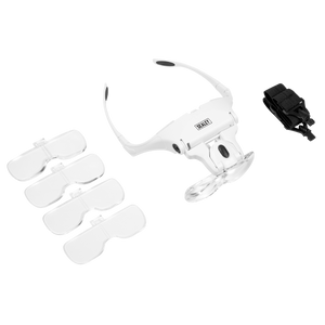 Sealey WL101D LED Magnifier Spectacles with Headband - additional view 4
