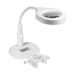 Sealey WL53/8D Dimmable Dual Mounting Magnifying Worklight 45 SMD LED 230V