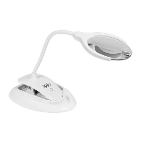 Sealey WL63/8D Rechargeable Dimmable Dual Mounting Magnifying Worklight 6 SMD LED