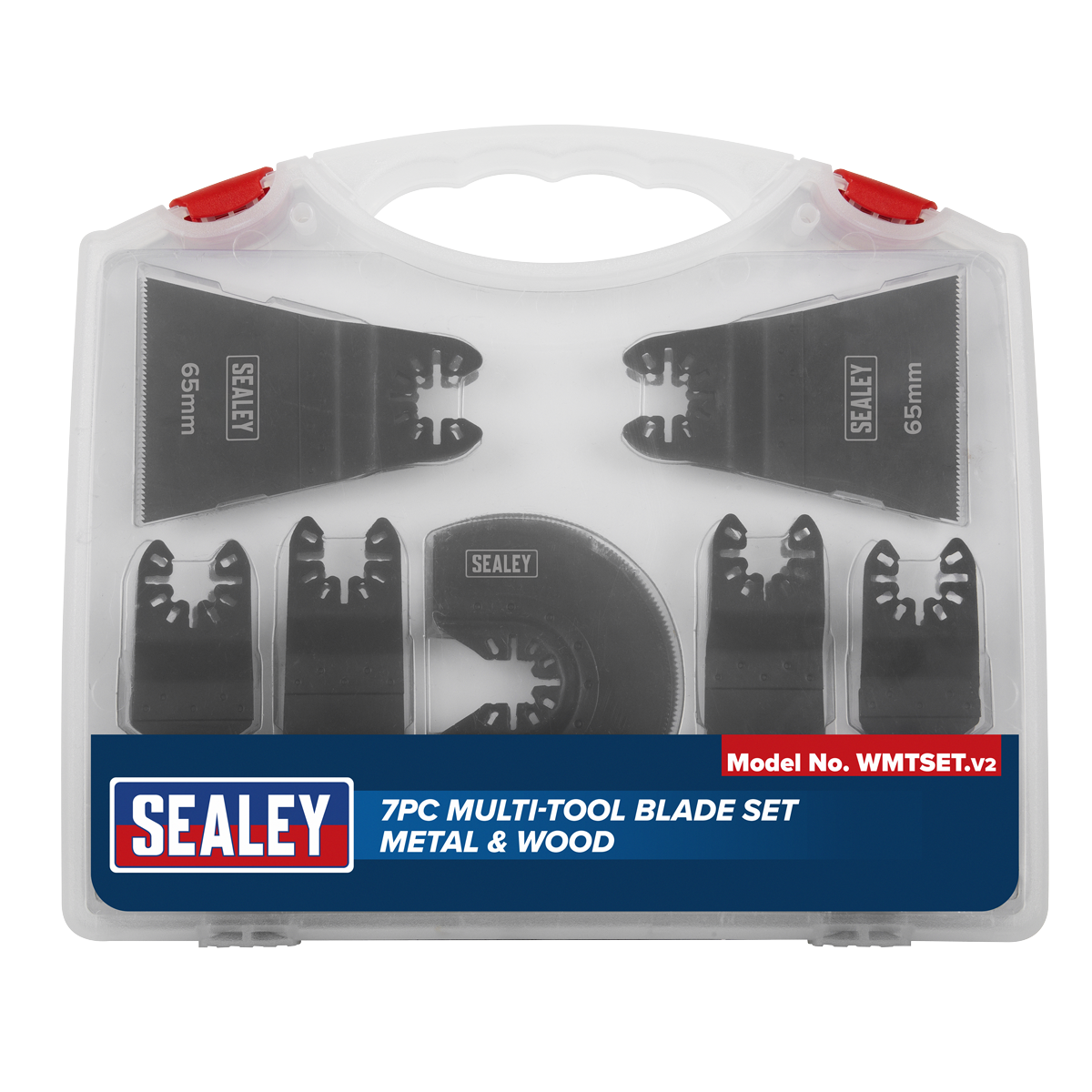 Sealey WMTSET Worksafe® Multi-Tool Metal & Wood Blade Set 7pc - additional view 3
