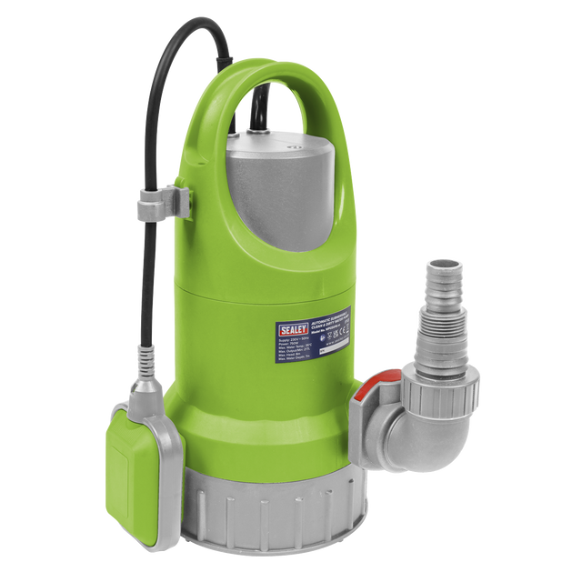 Sealey WPCD215 Submersible Clean & Dirty Water Pump Automatic 217L/min 230V