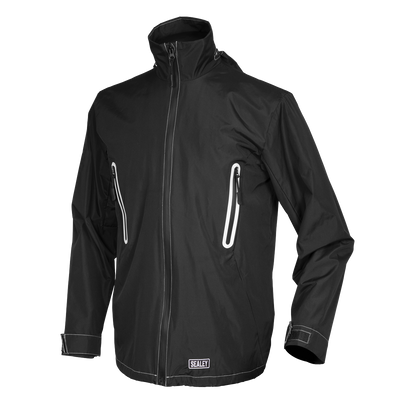 Sealey WPHJ01 5V Heated Rain Jacket - Small