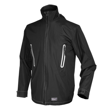 Sealey WPHJ01 5V Heated Rain Jacket - Small
