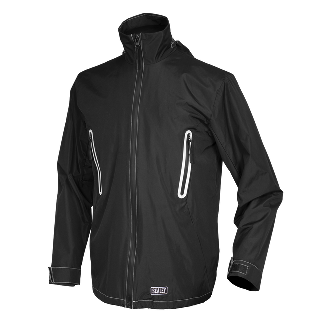 Sealey WPHJ01 5V Heated Rain Jacket - Small