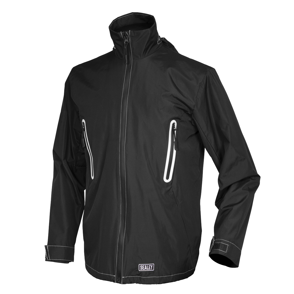 Sealey WPHJ02 5V Heated Rain Jacket - Medium