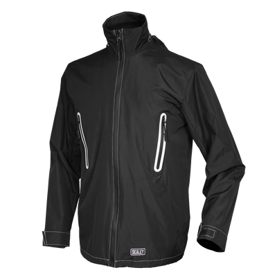 Sealey WPHJ02 5V Heated Rain Jacket - Medium