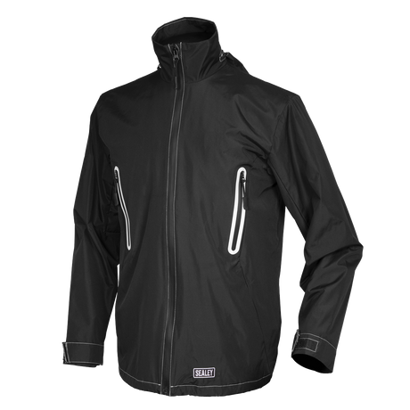 Sealey WPHJ02 5V Heated Rain Jacket - Medium