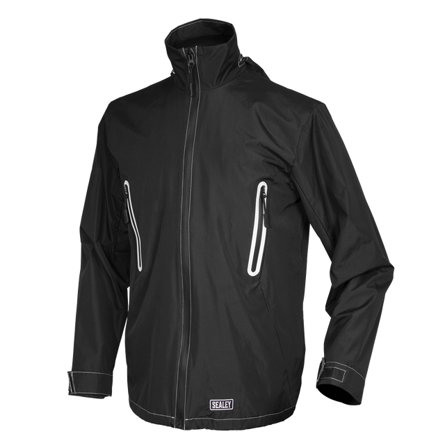 Sealey WPHJ02 5V Heated Rain Jacket - Medium