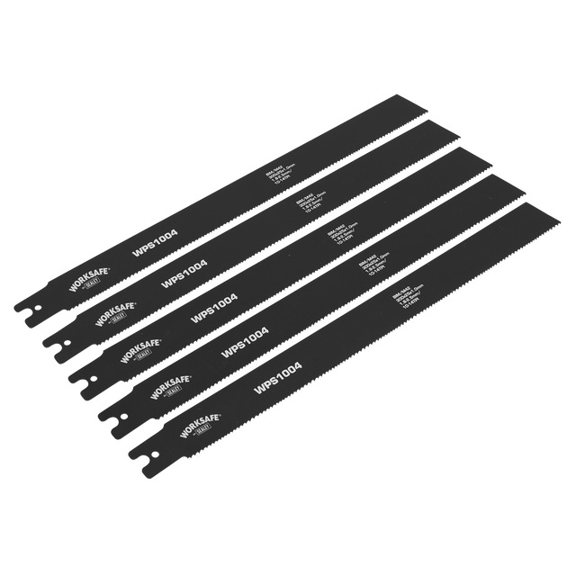 Sealey WPS1004 Worksafe® Pipe Saw Blade 300 x 25 x 1mm 10-14tpi - Pack of 5