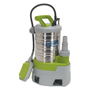Sealey WPS225P Submersible Stainless Water Pump Automatic Dirty Water 225L/min 230V