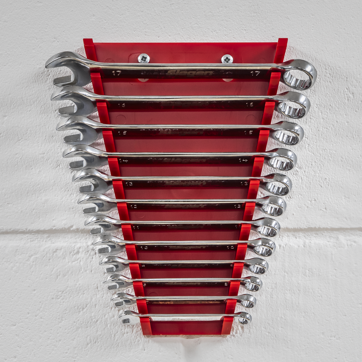 Sealey WR04 Premier Spanner Rack Capacity 12 Spanners - additional view 7
