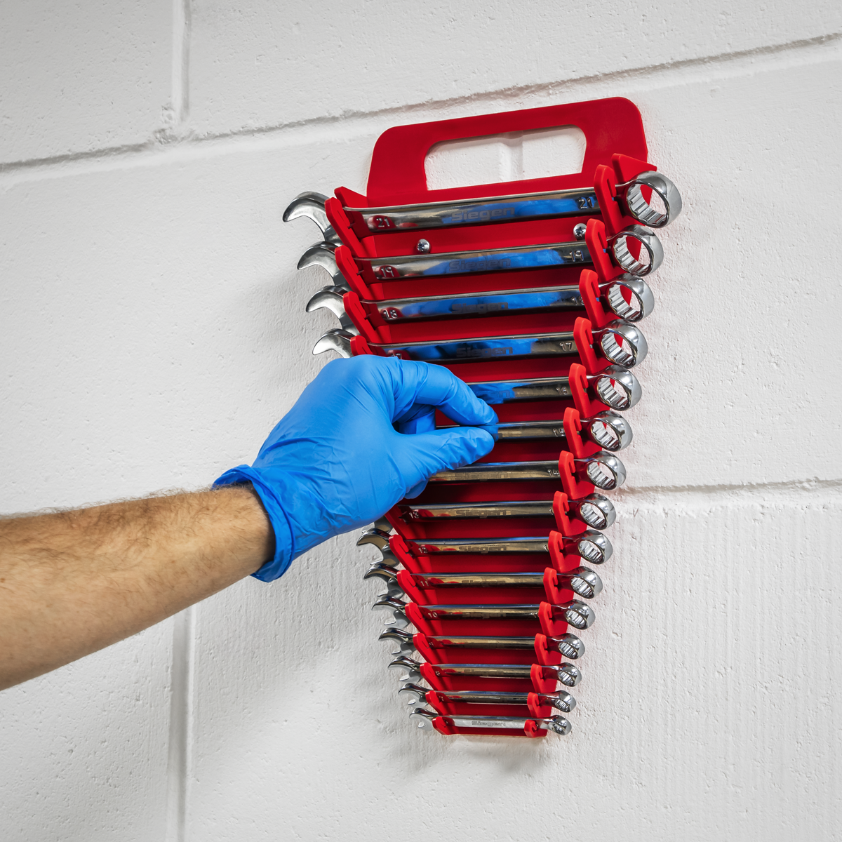 Sealey WR08 Premier Spanner Rack Capacity 15 Spanners - additional view 7