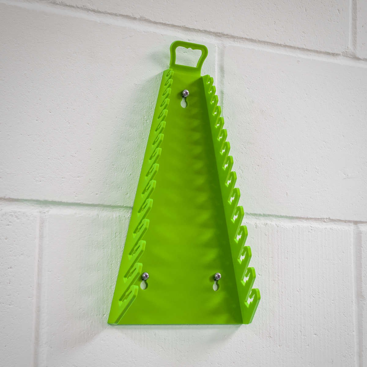 Sealey WR09HV Premier Reverse Spanner Rack Capacity 15 Spanners - Hi-Vis Green - additional view 3