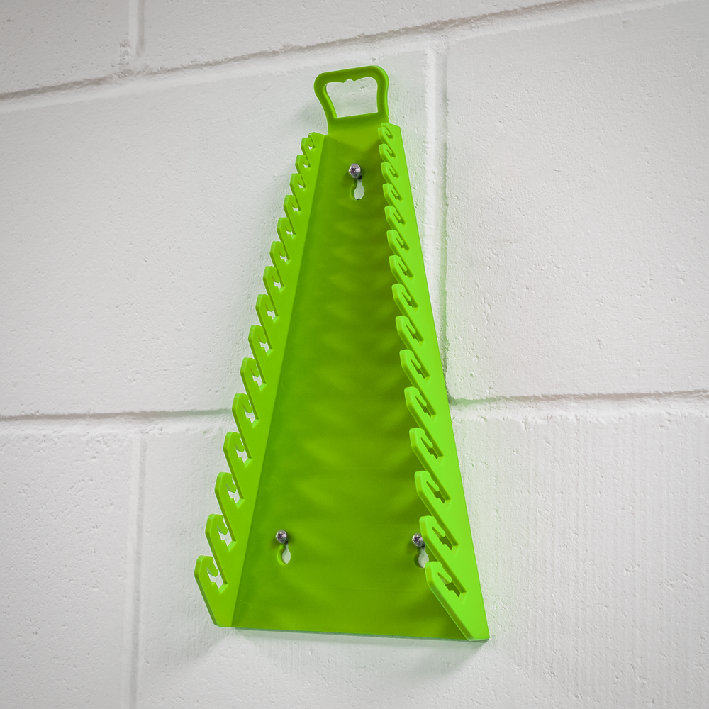 Sealey WR09HV Premier Reverse Spanner Rack Capacity 15 Spanners - Hi-Vis Green - additional view 4