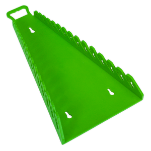 Sealey WR09HV Premier Reverse Spanner Rack Capacity 15 Spanners - Hi-Vis Green - additional view 2