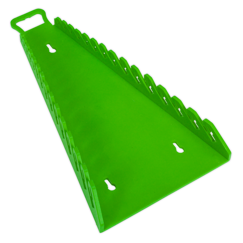 Sealey WR09HV Premier Reverse Spanner Rack Capacity 15 Spanners - Hi-Vis Green - additional view 2