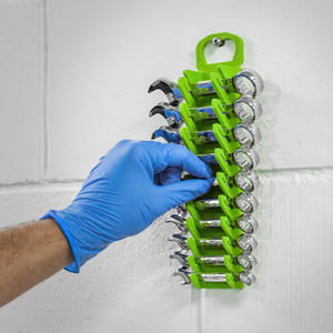 Sealey WR10HV Premier Spanner Rack Capacity 10 Stubby Spanners - Hi-Vis Green - additional view 10