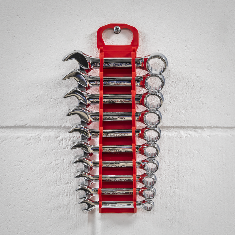 Sealey WR10 Premier Spanner Rack Capacity 10 Stubby Spanners - additional view 10
