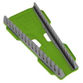 Sealey WR11HV Premier Reversible Spanner Rack 16pc - Hi-Vis Green