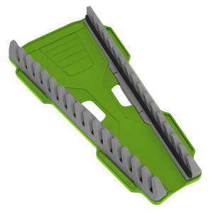 Sealey WR11HV Premier Reversible Spanner Rack 16pc - Hi-Vis Green