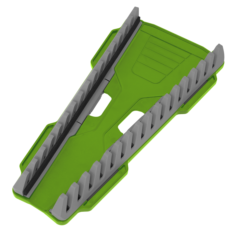 Sealey WR11HV Premier Reversible Spanner Rack 16pc - Hi-Vis Green - additional view 5
