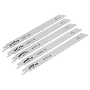 Sealey WRS3013/200 Worksafe® Reciprocating Saw Blade 225mm 14tpi - Pack of 5