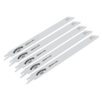Sealey WRS3013/250 Worksafe® Reciprocating Saw Blade 250mm 14tpi - Pack of 5